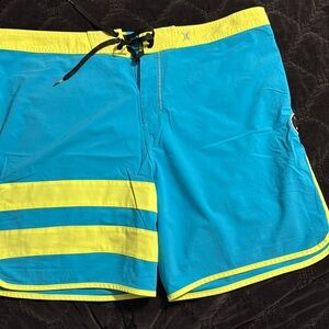 Hurley phantom light blue board shorts size 42